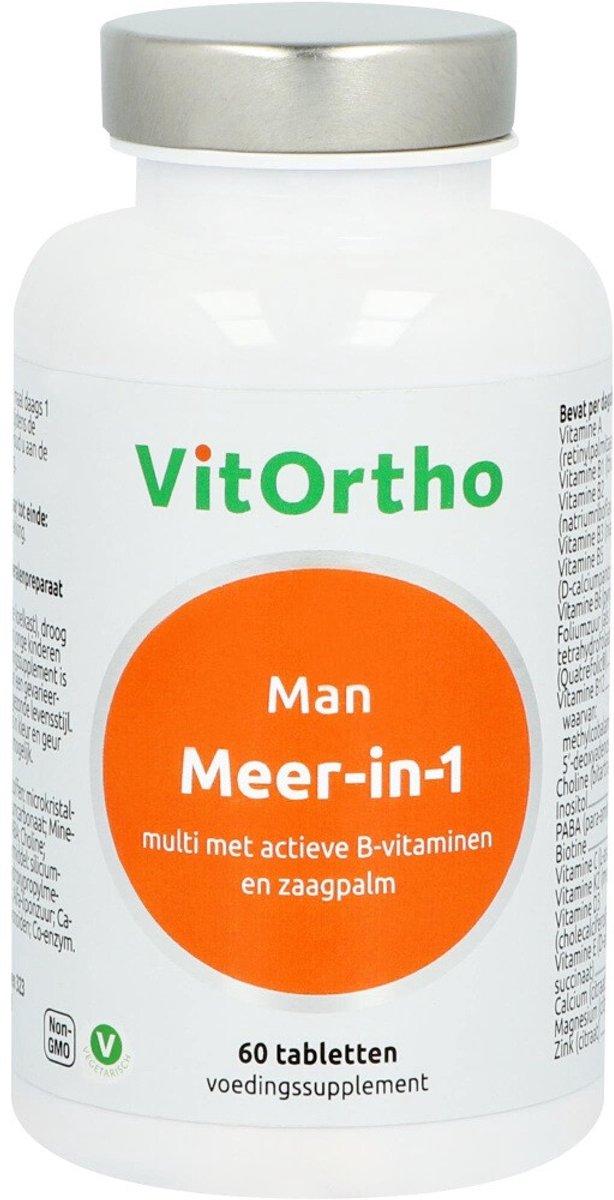 Vitortho - Meer In 1 Man - 2 x 60 tabletten - Voordeelverpakking