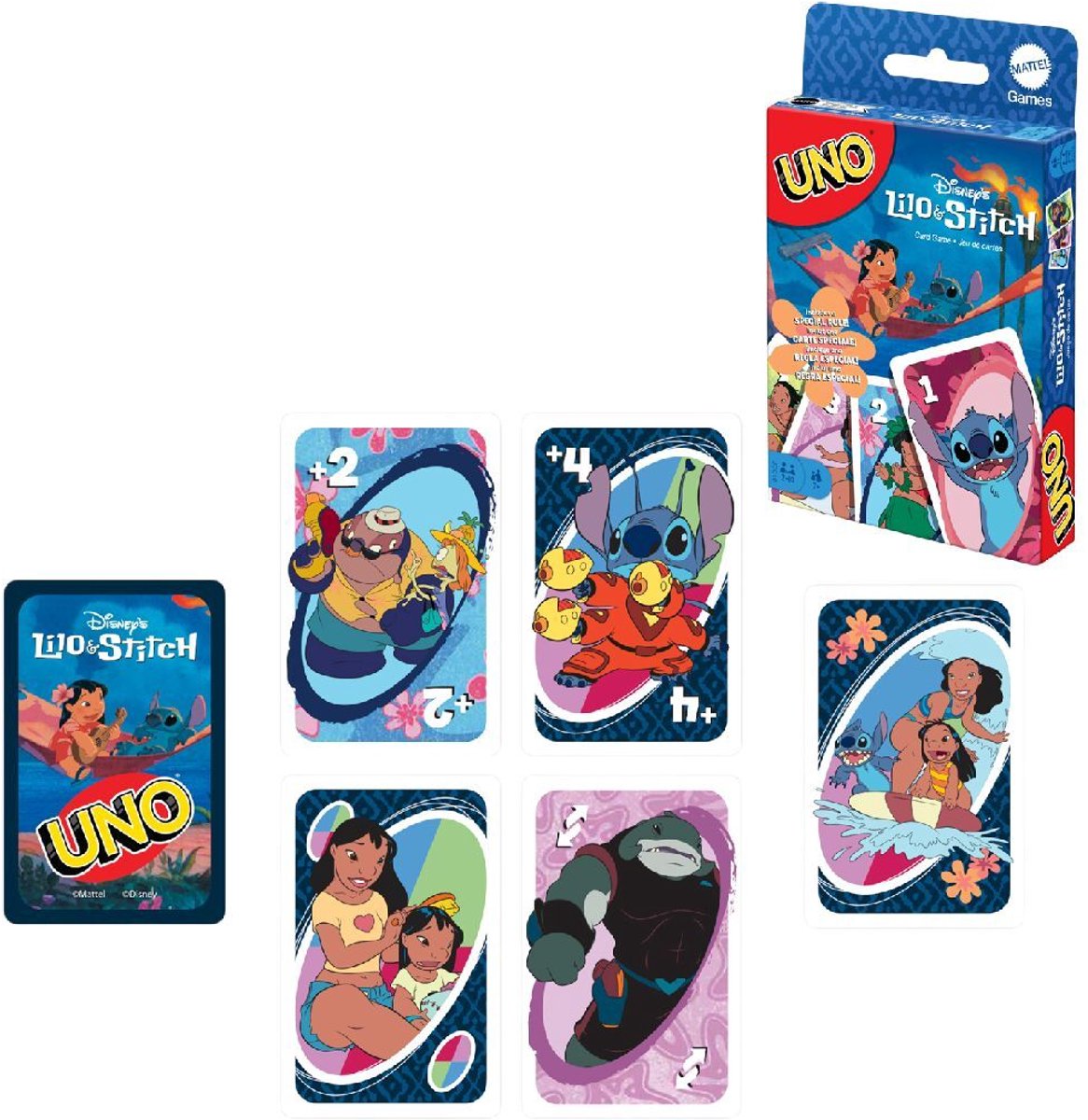 Mattel Games UNO Lilo & Stitch Kaartspel — afbeelding 16