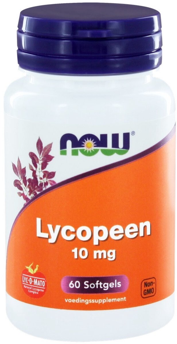 NOW - Lycopeen 10 mg - 2 x 60 softgels - Voordeelverpakking