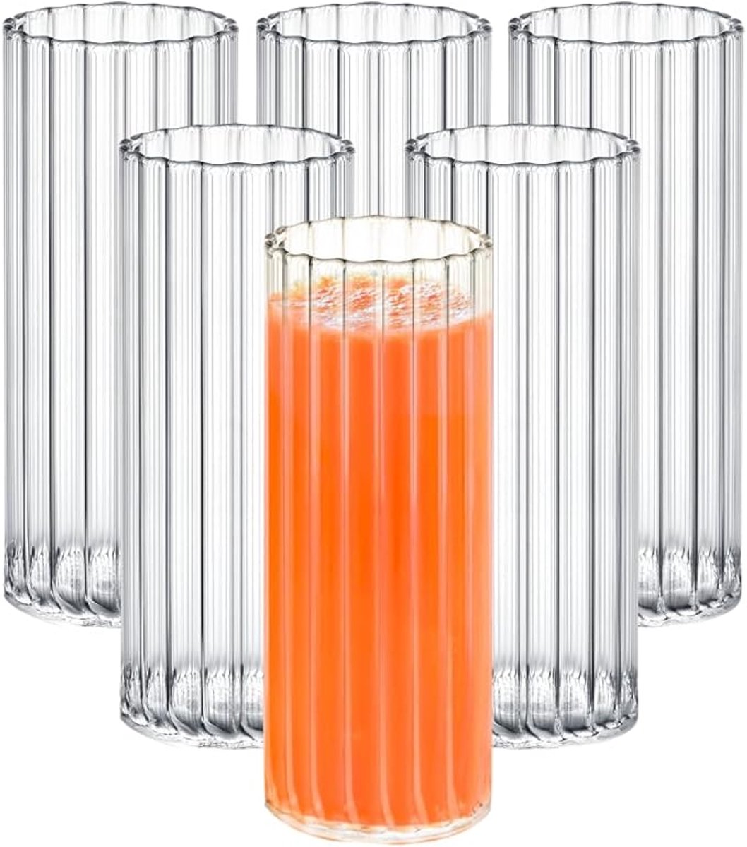Wilmax - Glazen - Glas - 350 ml - 6-delige Set