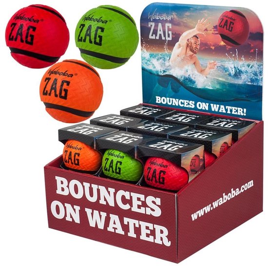 Waboba Ball Zag 3 Ass. Carton Box Display
