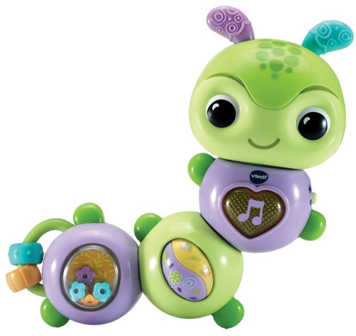 VTech Baby Dierenvriendjes Draai & Wiebel Rupsje - Educatief Babyspeelgoed