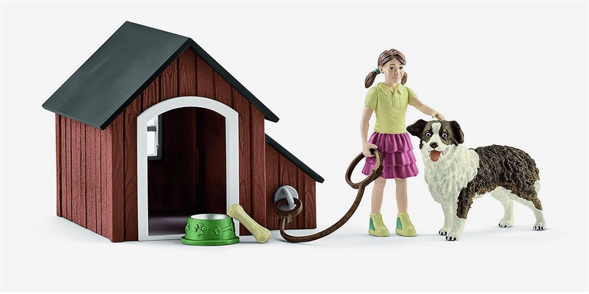 schleich FARM WORLD - Hondenhok - Speelfigurenset - Kinderspeelgoed voor Jongens en Meisjes - 3 tot 8 jaar - 5 Onderdelen — afbeelding 9