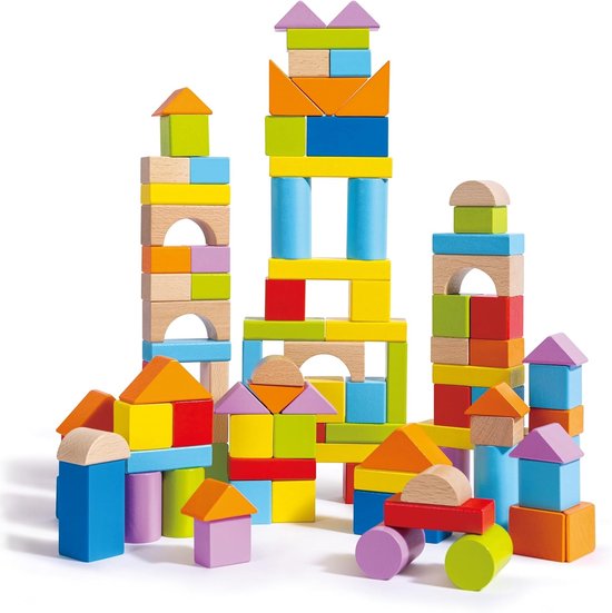 Hape Wonderful Beech Blocks - 101 Pcs van Hape — afbeelding 2
