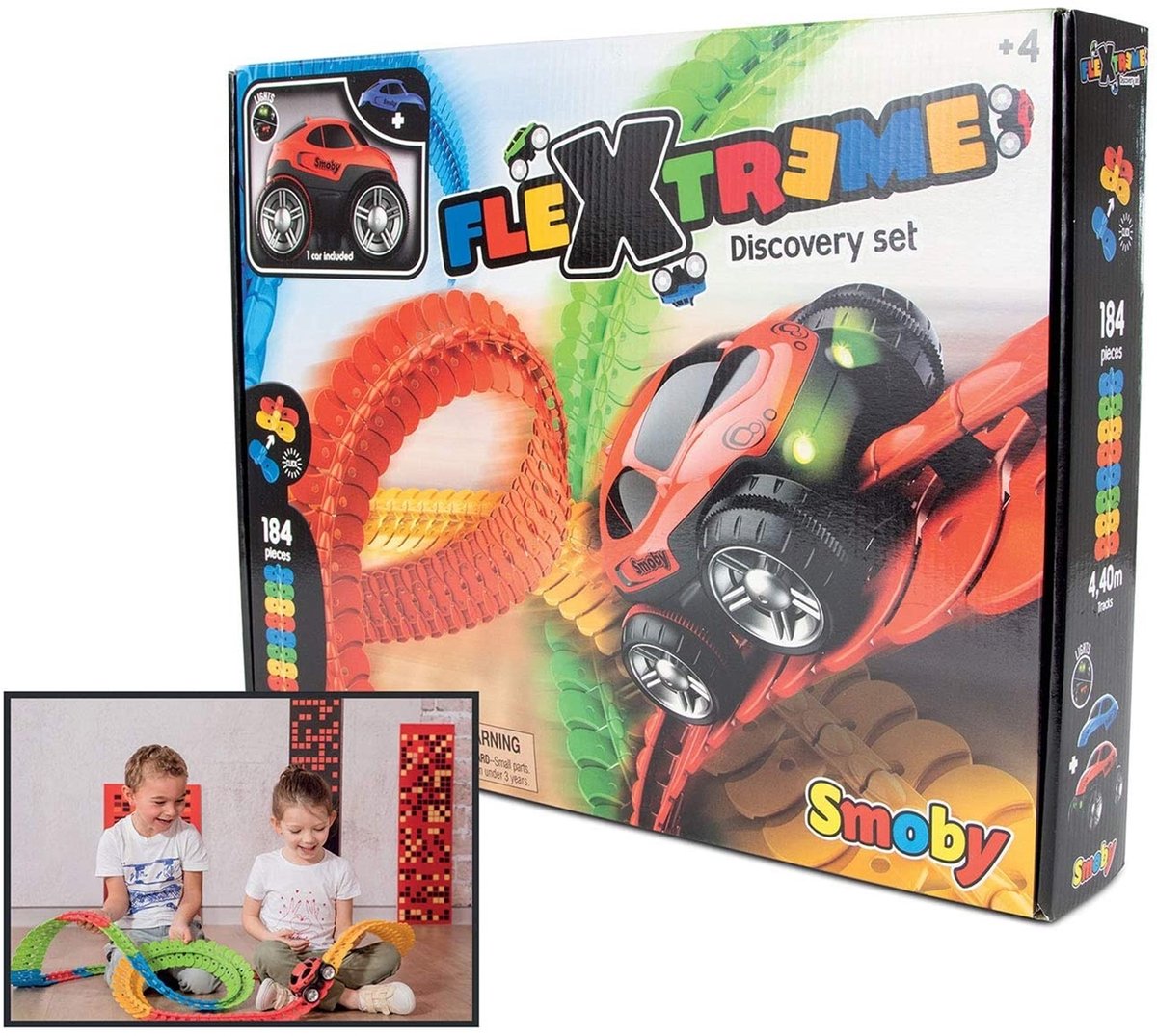FleXtreme - Discovery set - Racebaan - 184 track - flexibel circuit - 4.4 meter - vanaf 4 jaar — afbeelding 2