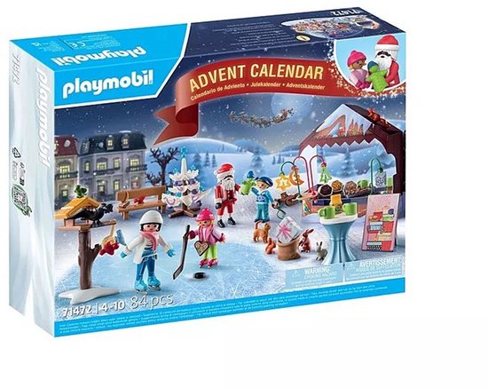 Calendrier de l'Avent PLAYMOBIL® : Une virée au marché de Noël - P-71472