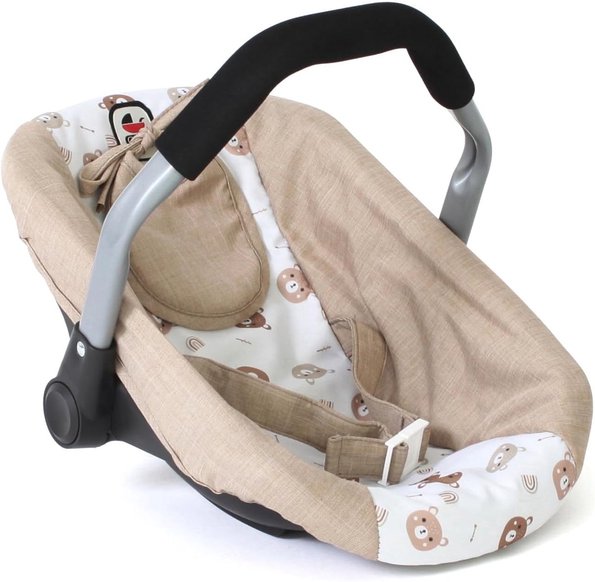 Bayer Chic 2000 poppenautozitje - poppenstoel beige beertjes.
