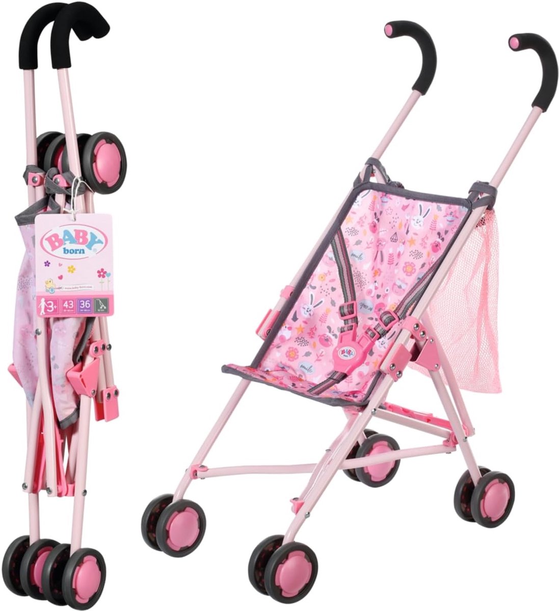 BABY born born wandelwagen tas