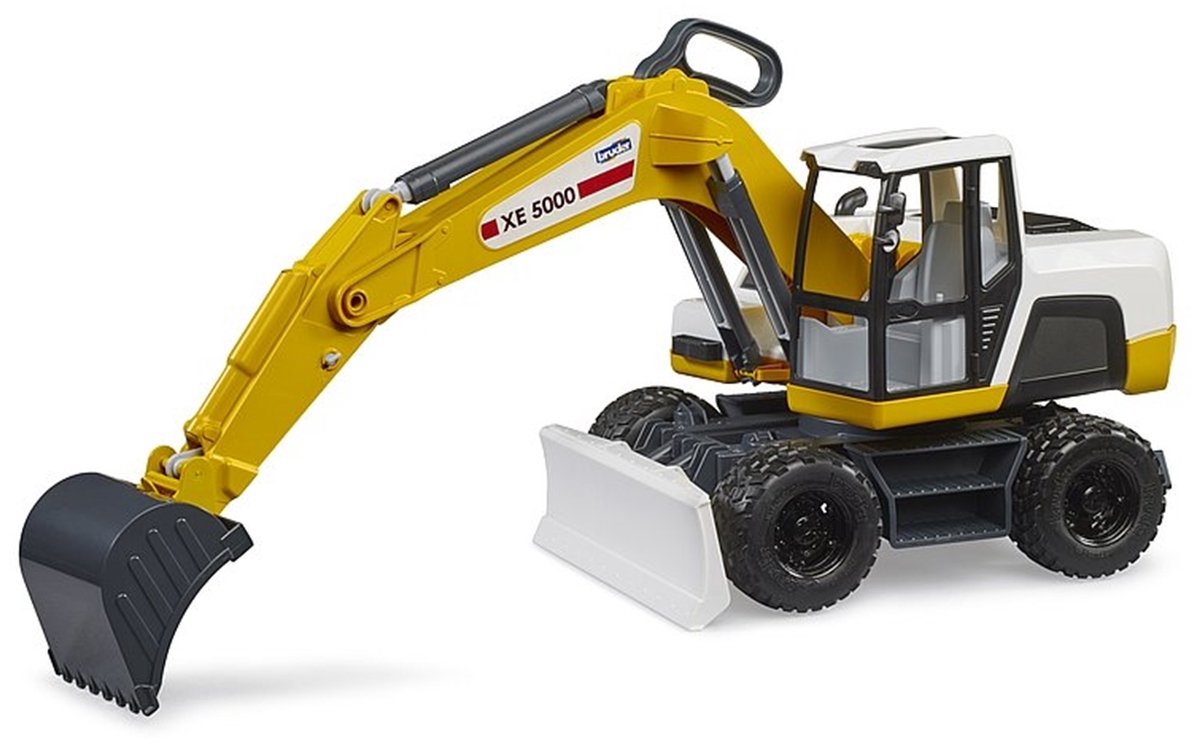 Bruder 03413 XE 5000 Graafmachine op wielen met draaibare bak