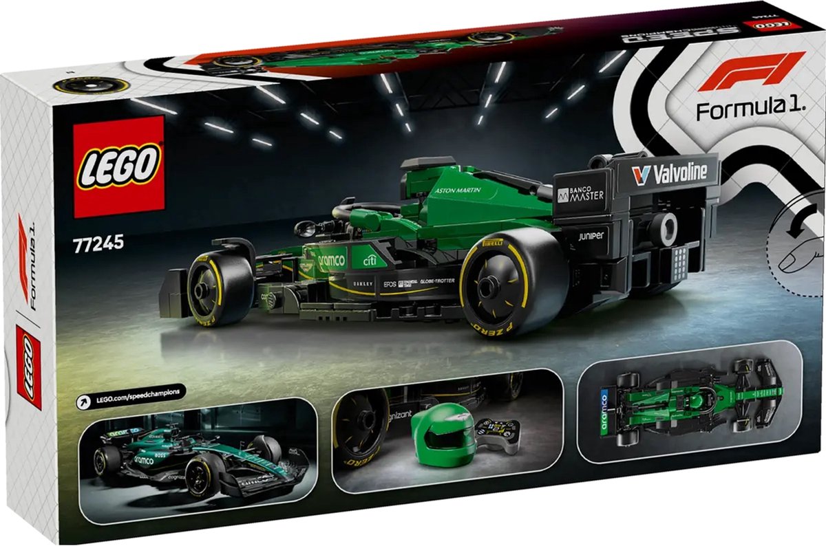 LEGO Speed Champions Aston Martin Aramco F1 AMR24 racewagen Set - 77245 — afbeelding 6