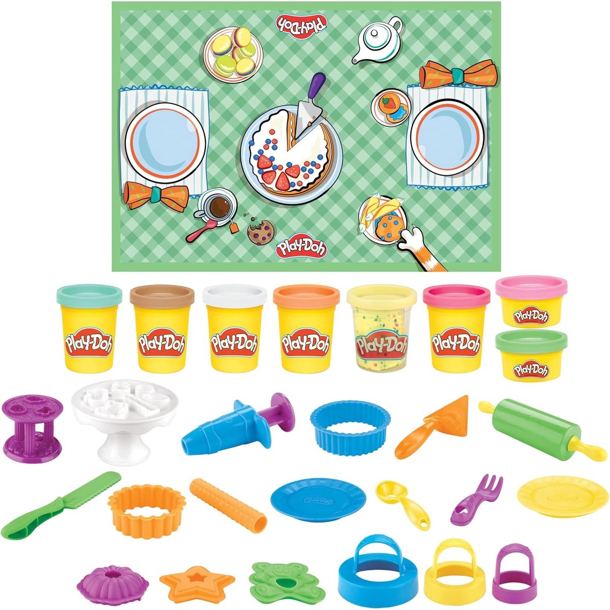 Play-Doh Kitchen Creations - Zoete Taarten Speelset - 3+ Jaar — cadeau in Spellen & Speelgoed - foto 4