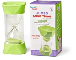 Learning Resources zandloper speelgoed - Jumbo Sand Timer 2 minuten groen. - 3+