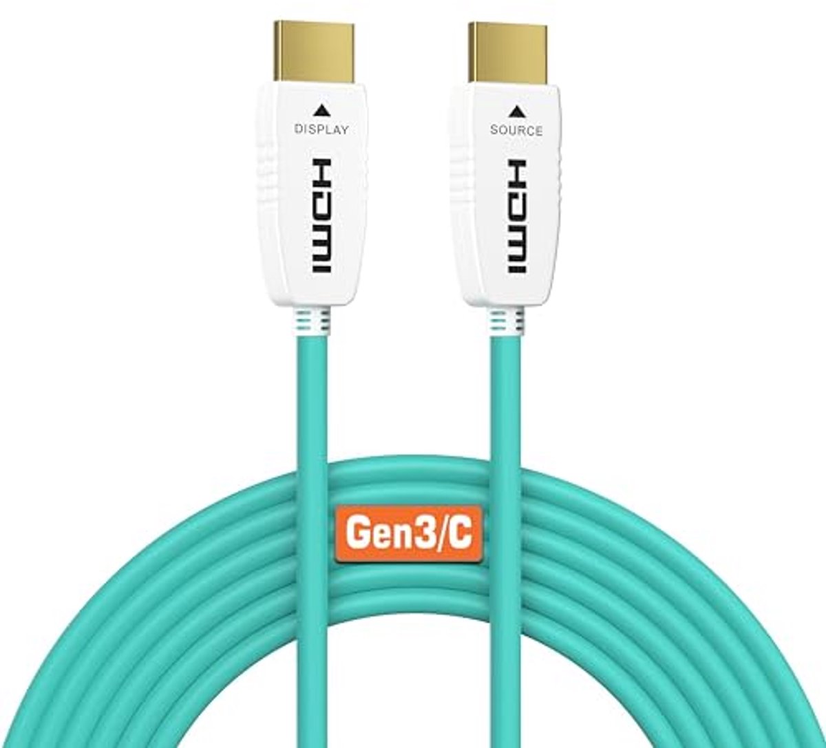 Image of 8K HDMI Glasvezelkabel 3m - 48Gbps, 8K@60Hz, 4K@120Hz, Dynamische HDR, eARC, Slim en Flexibel voor HDTV/Projector/Home Theater