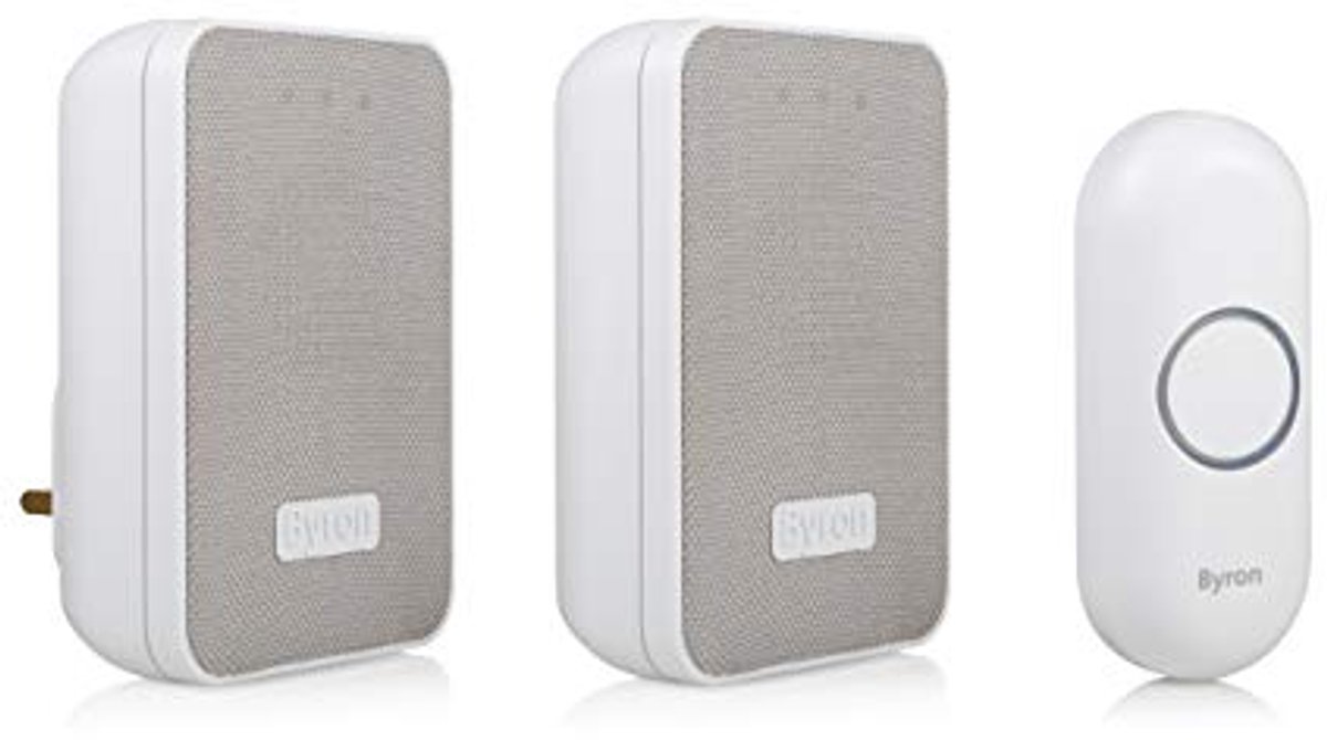 Draadloze Deurbel met Draagbare Batterij - Bereik 150 m, 16 Melodieën, 2 Stuks