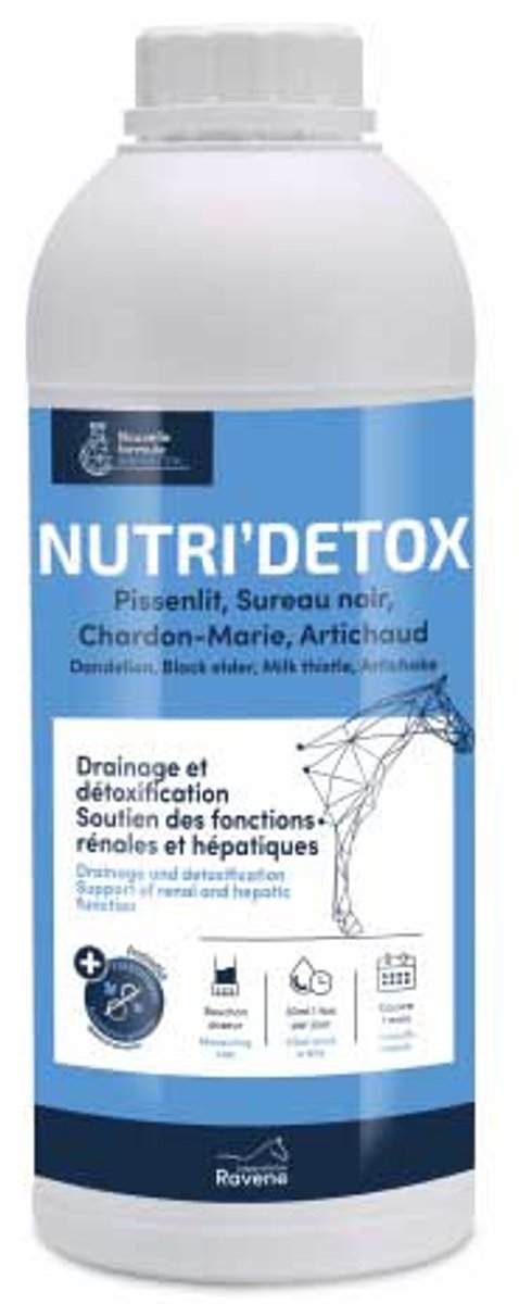 Ravene Nutri´detox 900ml Paardensupplement Transparant