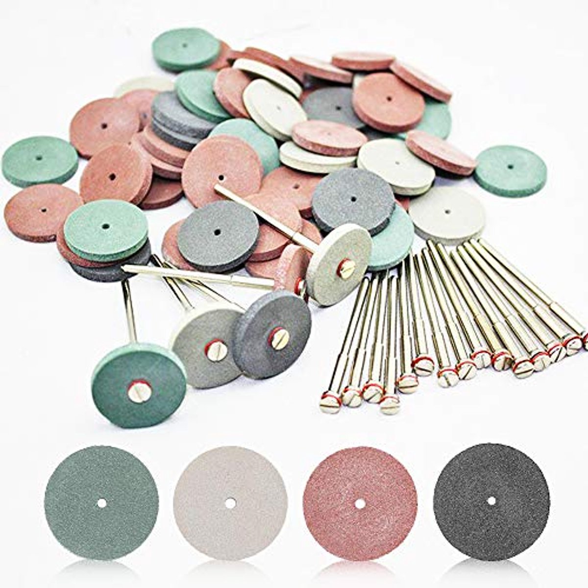 Siliconen Polijstwielen Assortiment Kit voor Dremel - 40 Stuks