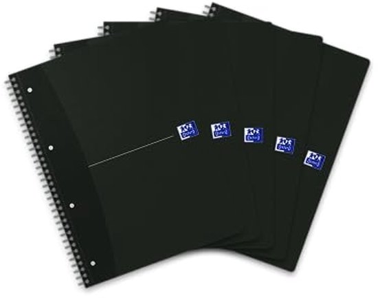 Idena 10391 Collegeblok, DIN A4, 80 vellen, 70 g/m², gelinieerd, geperforeerd