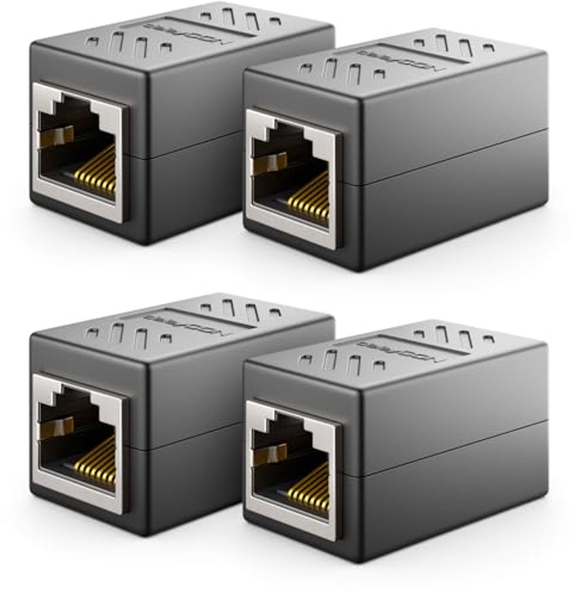 Image of 4Pcs RJ45 Coupler Gigabit Ethernet Network Cable Extension