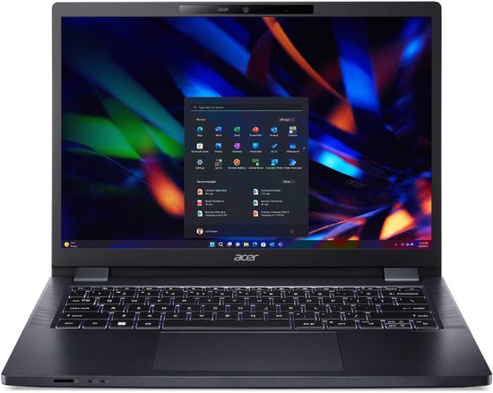 Acer TravelMate P4 TMP414-53-TCO-5771 Intel® Core™ i5 i5-1335U Laptop 35,6 cm (14") WUXGA 16 GB DDR4-SDRAM 512 GB SSD Wi-Fi 6 (802.11ax) Windows 11 Pro Blauw - Acer - Hoofdafbeelding