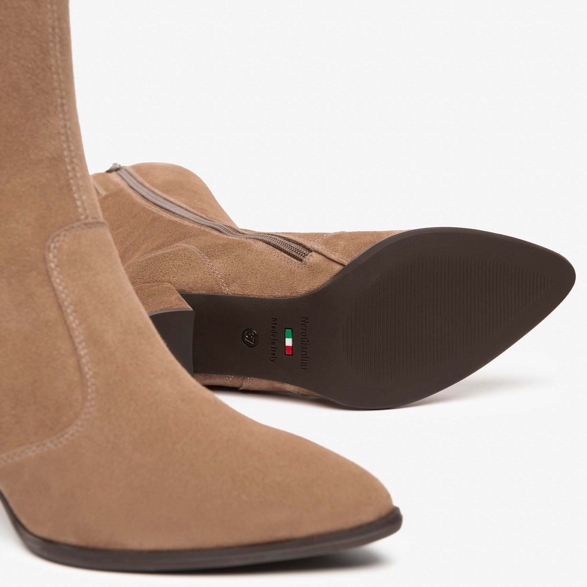 Laarzen Nerogiardini Velour Tpu Duni - Fashion Wear - Vrouwen