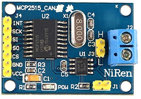 CAN Bus Module SPI Ontvanger voor Arduino en Raspberry Pi | bol
