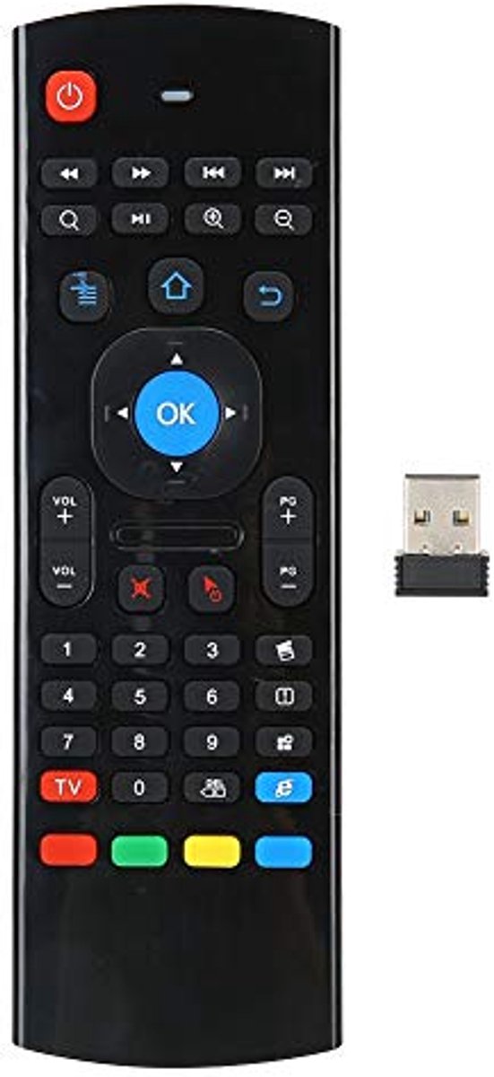 Draadloze Universele Afstandsbediening met Bewegingssensor voor TV en PC