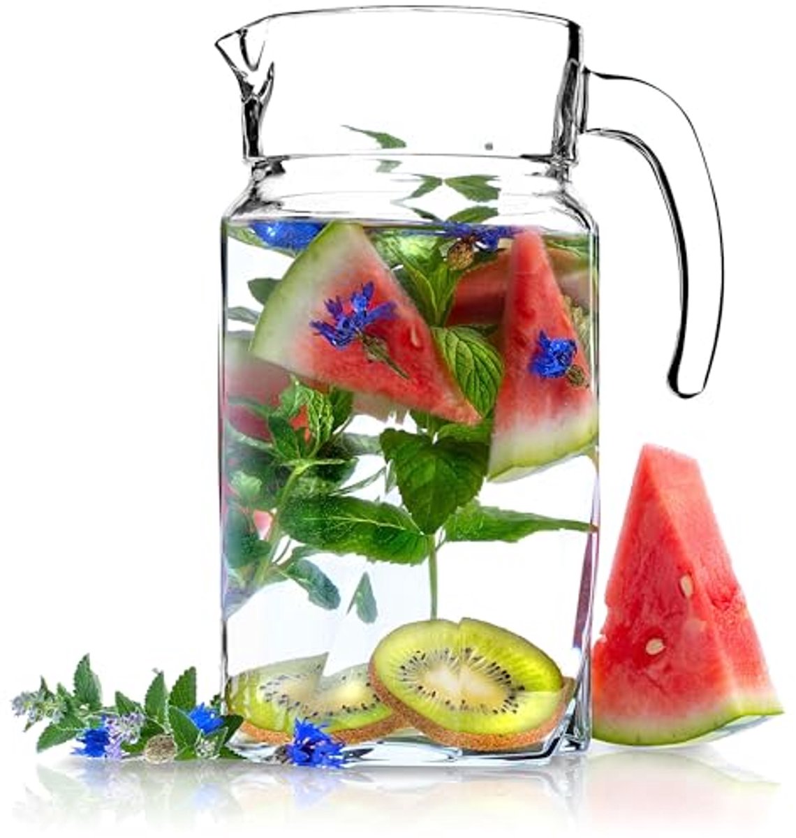 Glazen Waterkan Met Handgreep - 1,7 Liter