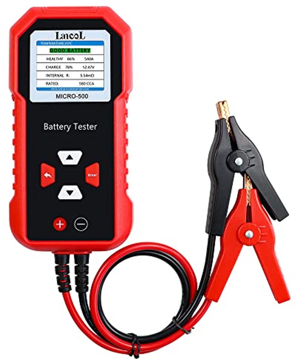 Digitale 12V Autobatterij Tester en Accu Analysator met Kleuren LCD-scherm