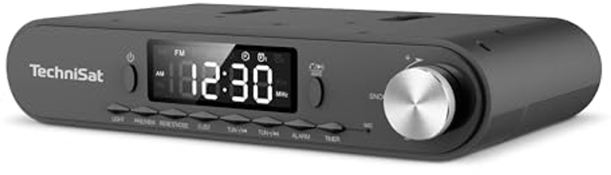 Onderbouwkeukenradio met Bluetooth, FM, LED-Display en Wekfunctie