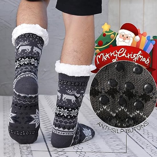 CityComfort Vrouwen Pantoffelsokken, pluizig en warm fleece gevoerde
