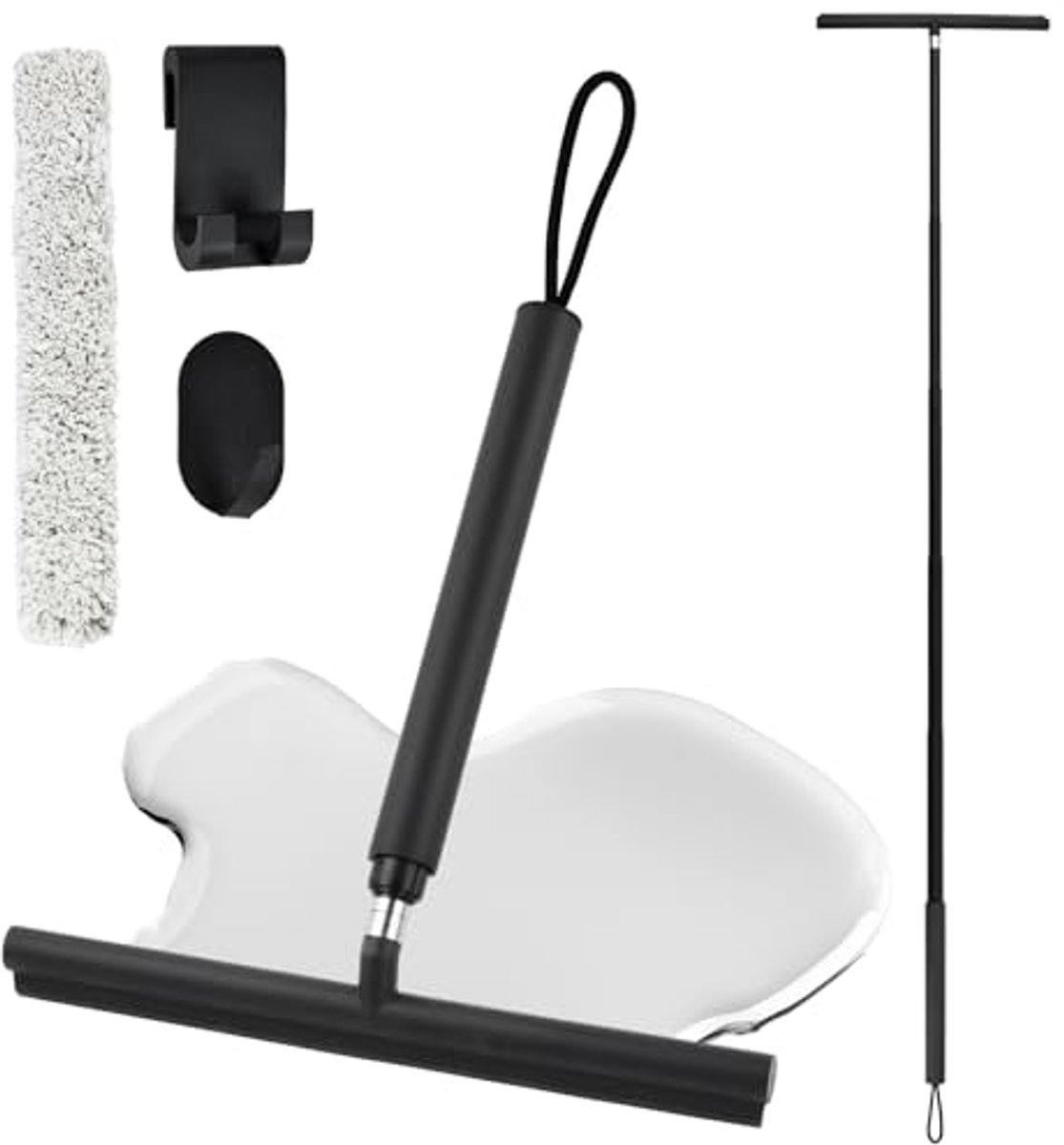 Uittrekbare Douchewisser 30-120 cm - Silicone Trekker voor Badkamer en Ramen