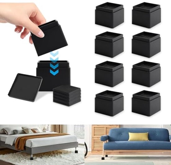 C-vormige Salontafel Met Wieltjes En Verstelbare Hoogtes Voor Een Moderne Woonkamer