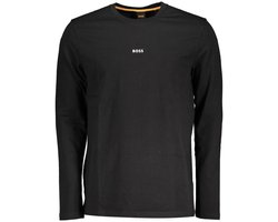 Long Sleeve Crew Neck TShirt 50492116 - Black T-Shirts