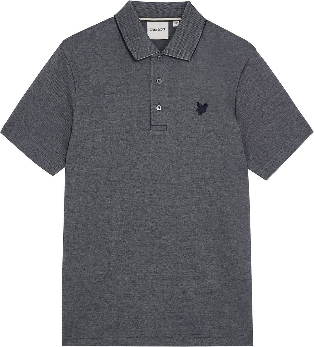 Lyle & Scott - Heren polo - Maat XL - Mannen - GRIJS -