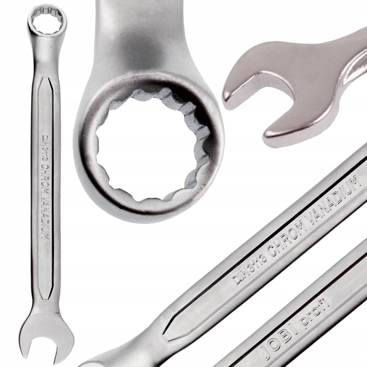 Jobi Profi Ringsleutel 32mm CRV Staal DIN3113 - Plat & Oog