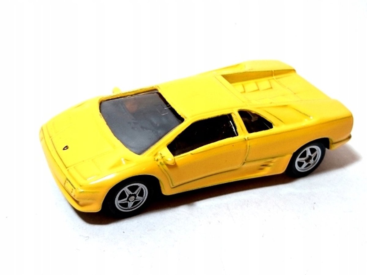 Welly Lamborghini Diablo Schaal 1:60 Geel Metalen Model Auto