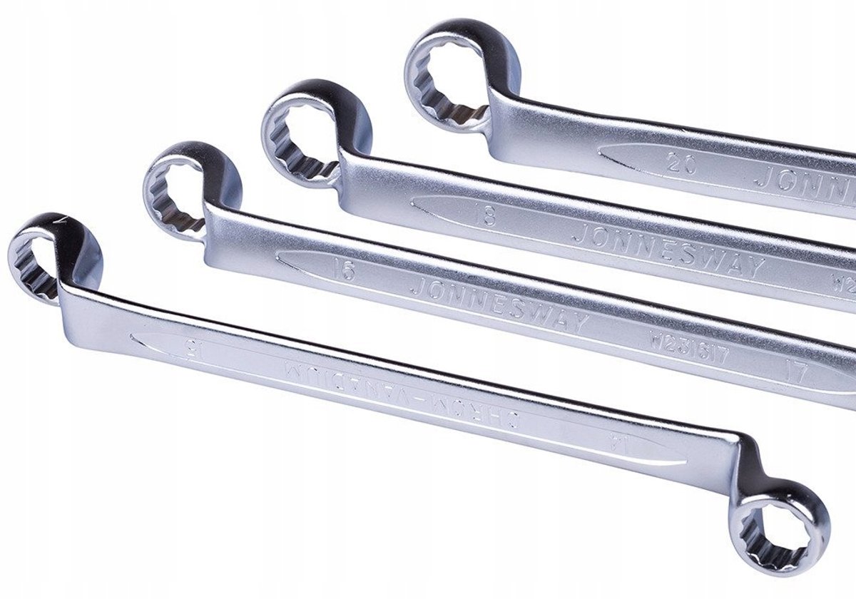 Ringsleutel 14x15mm DIN 838 Chroom-Vanadiumstaal
