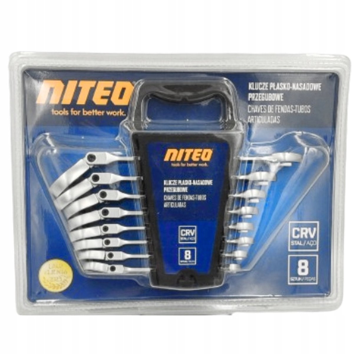 Niteo Tools 8-delige flexibele ringsleutelset