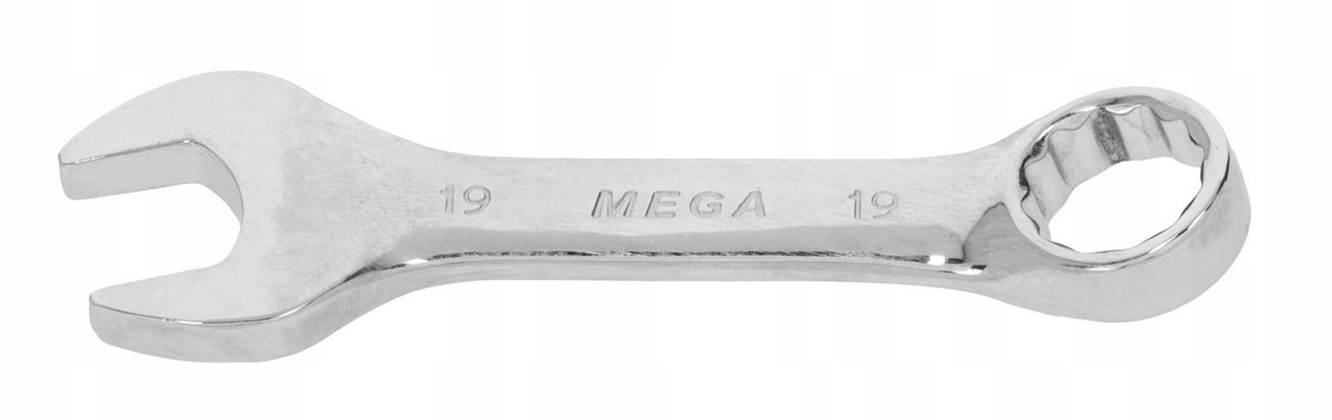 Korte Ringsleutel 19mm - Duurzaam CrV Staal