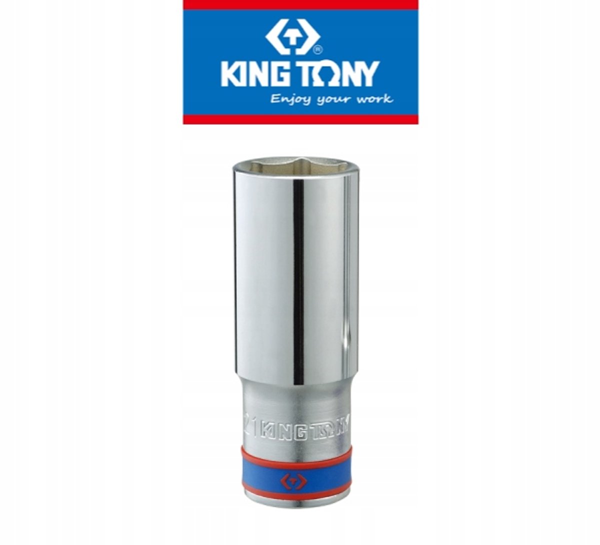 Lange Dop 1/2" 11mm x 77mm Zeskant King Tony