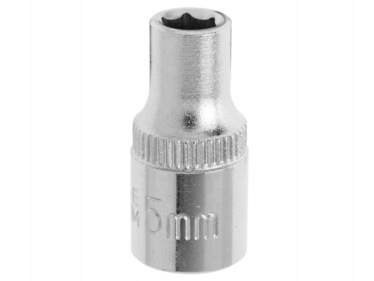 Dopsleutel 5 mm 1/4" HEX - Cr-V Staal