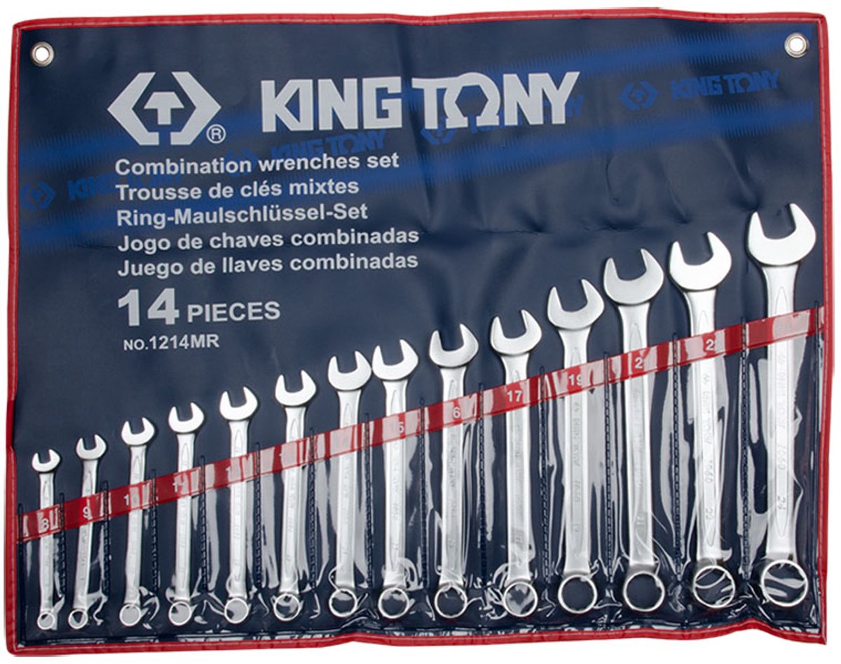 Kingtony Ringsteek sleutelset 14 stuks (10-32mm)