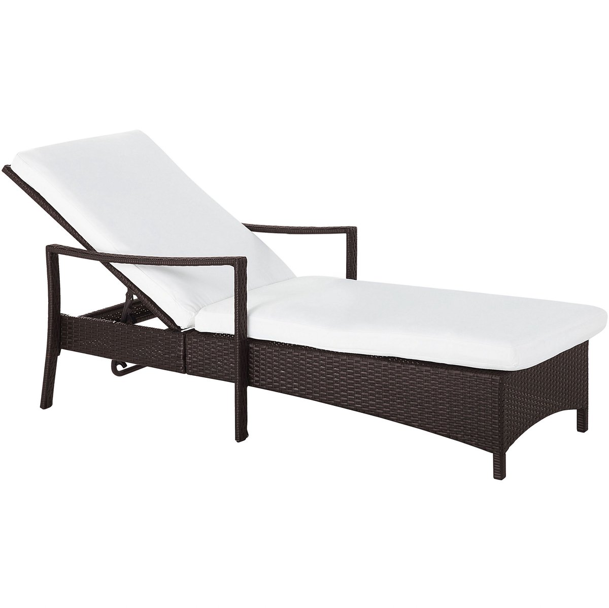 Beliani VASTO - Lounger - Bruin - PE rotan