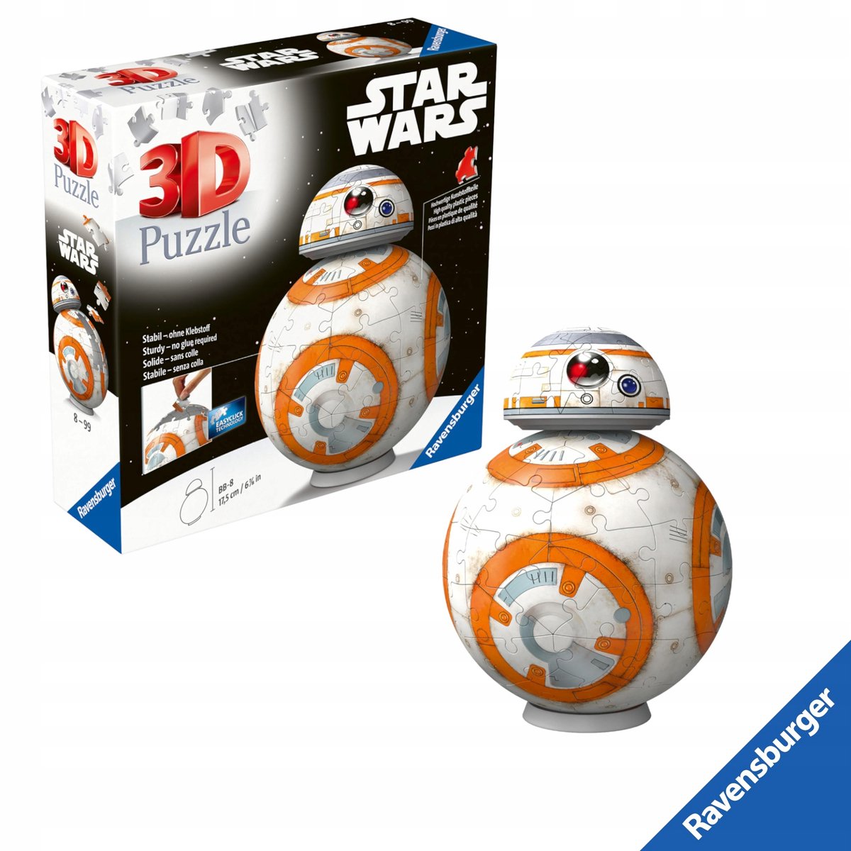 Ravensburger 3D Bal Puzzel Star Wars BB-8 - 104 Stuk