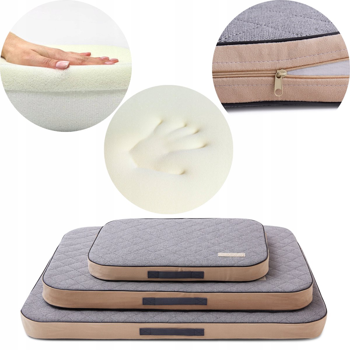 XXL Orthopedisch Hondenkussen - Memory Foam - 120x85cm