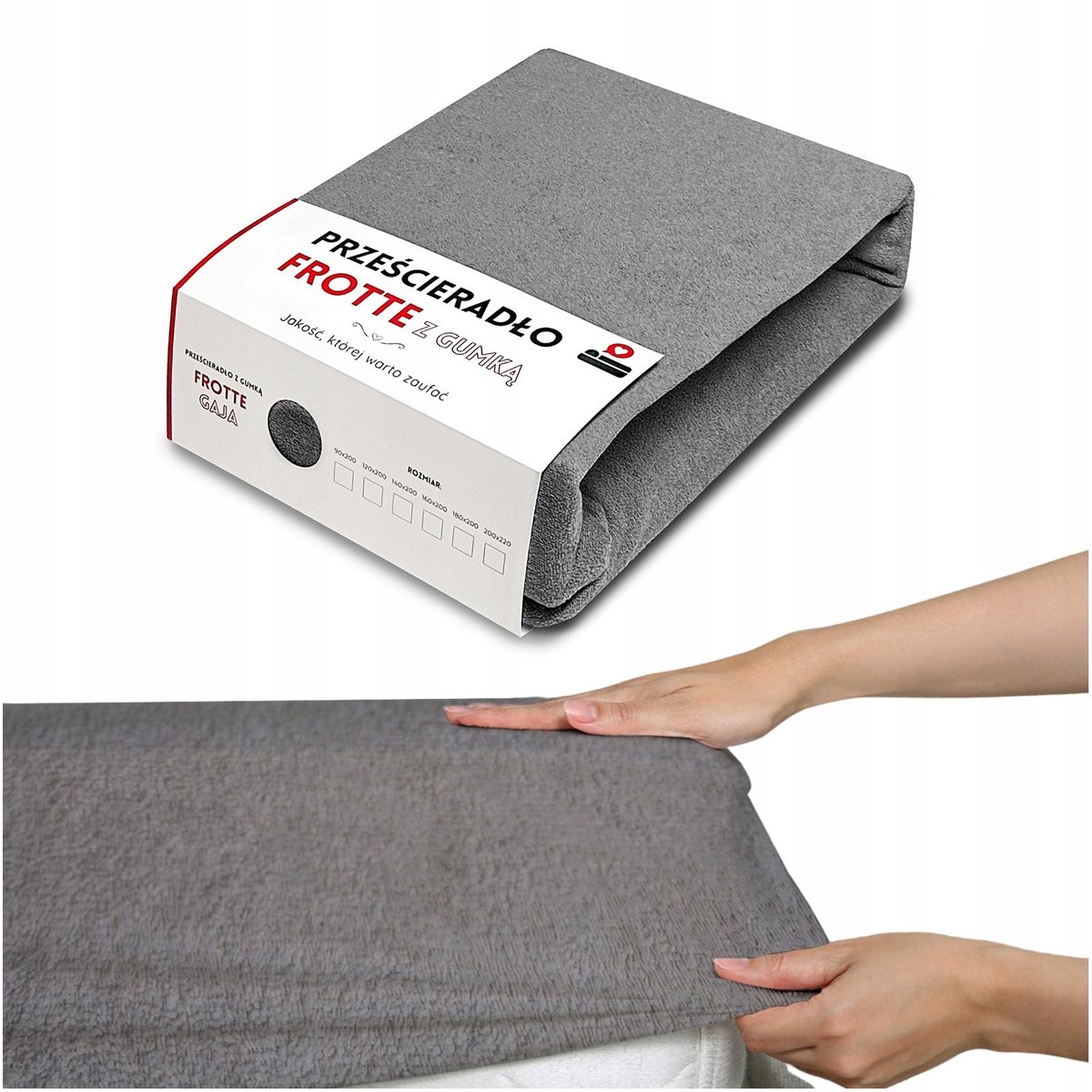 Hoeslaken Badstof 90x200 cm met Elastiek - Gaja Staalblauw