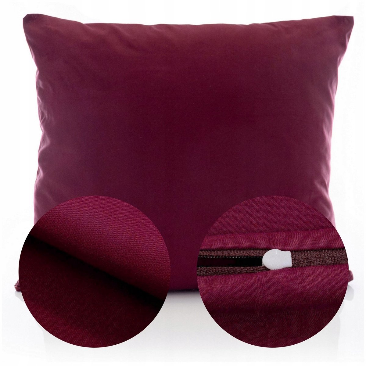 Katoenen Kussensloop 50x60cm Effen Ola Bordo