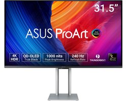 ASUS ProArt Display OLED PA32UCDM - Professional Monitor - 4K UHD - QD-OLED - USB-C 96W Power Delivery - 240Hz - 0.1ms - 32 Inch