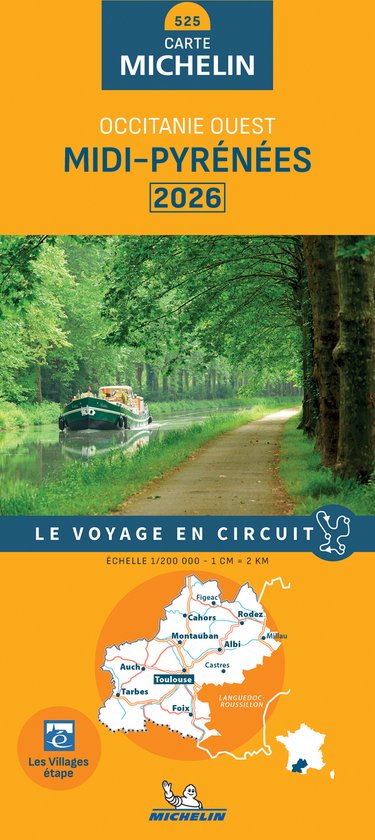 Regionale kaarten Michelin - Michelin Wegenkaart 525 Midi-Py ... - cover