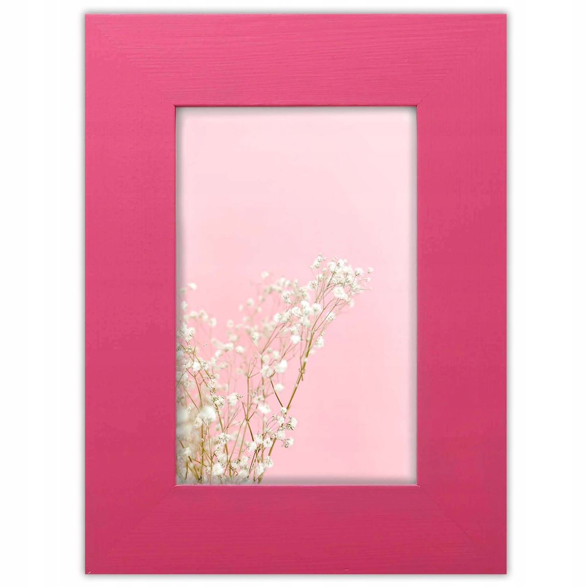 Houten fotolijst roze 13x18 cm